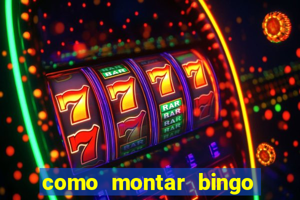 como montar bingo brinquedos toia